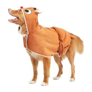 BarkBox BARK Rudolph Bathrobe for Dogs Size Large